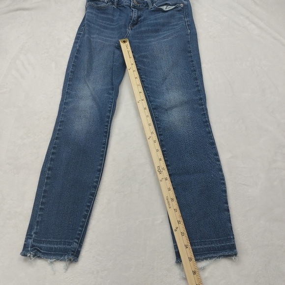 LUCKY BRAND WOMEN'S BLUE CHEVILLE LOLITA SKINNY ANKLE JEANS SIZE 4/27 *SEE NOTES - Picture 6 of 9